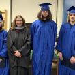 Madison Lorrain, left, was awarded a high school equivalency diploma by Boothbay-Wiscasset Regional Adult Education Director Raye Leonard, right. Fellow graduates include Brody Giles, Jeffrey Mckinney, and Kyla Warren (not pictured). Courtesy photo