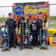 Coastal 200 Podium, from left: Jonathon Emerson, Josh St. Clair, Noah Das and Ben Burgess. Jasen Dickey Photography