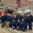  Edgecomb firefighters gather to honor International Firefighters Day on May 4. Courtesy  photo 