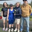 Abby Orchard with her family. From left, sister Maddie Orchard, Abby, mother Jennifer and father Eric. KEVIN BURNHAM/Boothbay Register