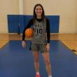 Glory Blethen of Boothbay played for the Navy team during the All-Armed Forces basketball tournament. Courtesy photo