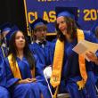 Rose Campbell returns to her seat after receiving one of several awards and scholarships during Awards Night June 10. KEVIN BURNHAM/Boothbay Register
