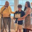 Principal Shawn Gallagher, Shepherd Griffith and teacher Julie Browne. Eileen Higgins photo