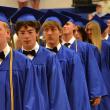 Seniors march through the gym on their way to the stage for Awards Night June 10. KEVIN BURNHAM/Boothbay Register