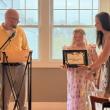 Principal Shawn Gallagher, Aurora Wallace and teacher Julie Browne. Eileen Higgins photo