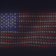 700 drones will light up the skies July 18 with a patriotic showing for America's birthday. Courtesy of Northern Lights Drone Shows