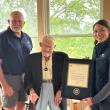 Michael Brann (Acting Director Veterans Benefits Adminstration), Dr. Barclay Shepard, and Director Tracye Davis (Medical Center Director – VA Maine Heatlhcare). Sarah A. Sherman photo