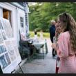 Guests peruse campus designs created by Knickerbocker Group and Carson Douglas Landscape Design. Courtesy of Shannon Parker