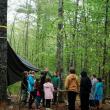 Boothbay Region Elementary School students in a Hearty Roots adventure. Courtesy of Hearty Roots.