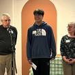 Eason Cui with his tutor Steve and Program Director Katie Clark. Courtesy photo
