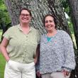 Kyle Amergian, left, is taking on the role of education director at Coastal Rivers as Sarah Gladu, right, shifts her focus to expand the organization’s community science initiatives. Kris Christine photo