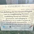 This is one of the many signs being posted at area businesses and organizations for the library’s Grievance Walking Tour. Each banner includes a QR code connecting visitors to additional resources encouraging participants to explore the Declaration while discovering the community. Staff photo