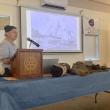 Lincoln County Historical Association Education Director Louise Miller shines new light July 15 on Maine's places and people who helped the patriot cause. ISABELLE CURTIS/Boothbay Register