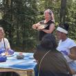 Learning moment on Burnt Island. Courtesy photo
