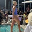 Isabel Wise O’Gara walking at New York Swim Week for Post Swim and The Chemo Club. Courtesy photo