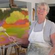 June Elderkin, Southport, ME based artist. 