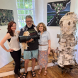 Panel members, from left: Emily Sabino, Jonathan Lavan, and Kay Tobler Liss will present their views about nature as their muse at the Maine Art Gallery on Thursday, July 16. Courtesy of the venue
