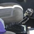 Custom console shifter made from a barbecue grill. LISA KRISTOFF/Boothbay Register in 1942 Chevy truck. LISA KRISTOFF/Boothbay Register