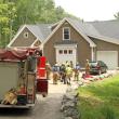Steves Road structure fire. STEVE EDWARDS/Boothbay Register