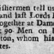 A clipping from the Boston News-Letter, America's first continuously published newspaper, in 1717. Courtesy photo