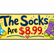 The Socks are 8.99 Image generated by AI.  by a friend.