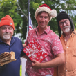  Producer George Bates, director Soren Barker and playwright Ron Capps. Courtesy of Lincoln Theater