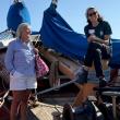 More than 100 visitors got to hop aboard and talk to crew members.  ISABELLE CURTIS/Boothbay Register