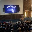 Senior Research Scientist John Burns shares with Big Splash attendees how much scientists have yet to learn about the ocean and all of the amazing creatures that live there. Courtesy of Bigelow Laboratory
