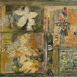 Nancy Nicol's "Bugs" - collage and mixed media on panel. Courtesy of MAG
