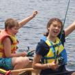 The Y’s mission in action: boating and fishing at Camp Knickerbocker this summer, just one of so many opportunities for children at the Y. Courtesy of Camp Knickerbocker summer camp staff