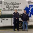 EMS Chief Kristen Roberts and BRAS Board President Robbie Ham look to the future as Boothbay Region Ambulance Service celebrates 50 years serving the local community. ISABELLE CURTIS/Boothbay Register