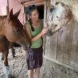 Amanda, with Fiona and Flash, residents at Darrowby. Courtesy photo