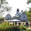 Burnt Island Light, the second oldest lighthouse in Maine (1821), ready for Maine Lighthouse Day, Sept. 9. LISA KRISTOFF/Boothbay Register