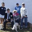 Docents on Burnt Island Sept. 12, from left: Danielle ? this season's keeper, Howard and Dee Wright with Doug and Sharon Goldhirsch and pupsters. LISA KRISTOFF/Boothbay Register
