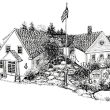Drawing by Diane Spofford Randlett