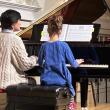 Executive Director & Violin Faculty Josie Davis and student. Courtesy photo