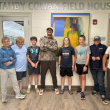 Some of the Y’s teens with Youth Programs Coordinator, Adam Taylor, on one of the first days back after school started. Courtesy of Adam Taylor