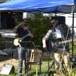 Mandolin player Dylan Macintosh and guitarist Nick Lanzer keeping the atmosphere festive. LISA KRISTOFF/Boothbay Register