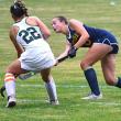 Seahawk junior Zuri Smith passes to a teammate. KEVIN BURNHAM/Boothbay Register