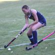 Seahawk tri-captain Izzy Andreasen looks to push the ball toward the goal. KEVIN BURNHAM/Boothbay Register