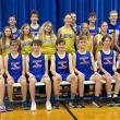 The 2026 Boothbay-Wiscasset girls and boys cross-country team. Pictured from left are, front row: Carson MacKusick, Mile Hyson, Ryder Campbell, James Barter, Jackson Zehm, John Cooper, Isaac Meyer; middle row: Louie Caidoc, Emma Scott, Polly Neadau, Addie Barter, Maggie McCarthy, Olivia Rittall, Audrey Robinson, Alex Ross; back row: Coach Nick Scott, AJ Crocker, Kolton McKenney, Brady Baldwin, Ben Gapski and Caleb Bates. Missing: Lexi Hughes, Coach Jake McCarthy and Coach John Pasch. ISABELLE CURTIS/Boothb