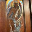 Panel three of "Divine Mother" by Georjean Machulis.