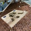 New England Patriots insignia in the penny bar. Courtesy of Jennie Mitchell