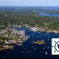 Aerial Shot of Boothbay Harbor