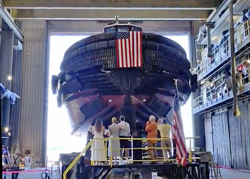 Gerard McAllister ready to be launched. STEVE EDWARDS/Boothbay Register