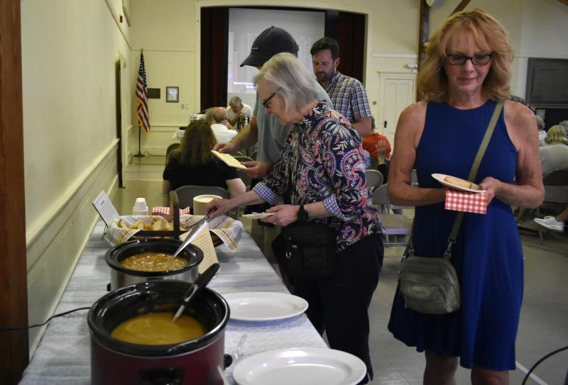 Attendees' tastebuds got a blast to the past with historical New England recipes at the Friends of the Southport Historical Society's latest lecture. ISABELLE CURTIS/Boothbay Register