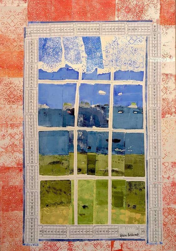 ARTinME 2025 First Place awarded to Helen Matthews' "View" by jurors David Estey and Jaap Helder. Courtesy of Lauren Palmer/BRAF 