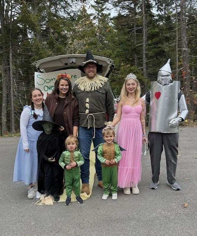 From left back row: Sara Putrone, Eden Climo, Adam Climo, Kim Clages, Eden's father, John Charter. Front row: Griffin Climo, Eliot Climo, Noah Climo. Courtesy photo