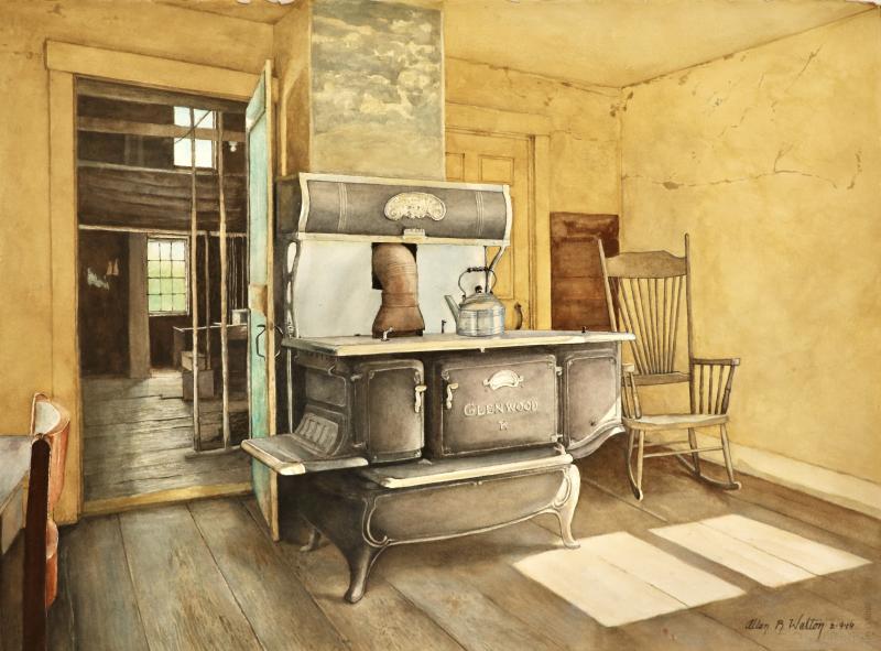 Painting by Allan Walton. Courtesy of Robert Mitchell