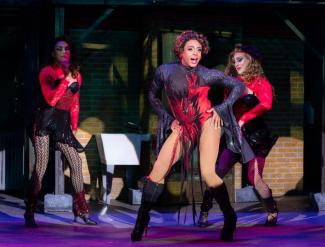 Center: Stephane Duret (Lola), and Angels (right) Donovan Hoffer and (left) Jonathan Bryant Lola and Angels